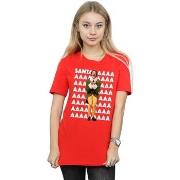 T-shirt Elf Buddy Santa Scream