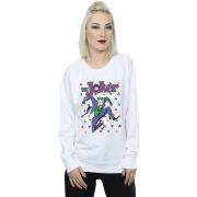 Sweat-shirt Dc Comics Batman Joker Cards Jump