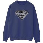 Sweat-shirt Dc Comics Superman Logo Sketch