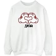 Sweat-shirt Disney Love You Hands