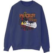 Sweat-shirt Disney Mickey Mouse Smash Guitar Rock