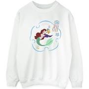 Sweat-shirt Disney The Little Mermaid Reading A Book