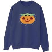 Sweat-shirt Disney The Mandalorian Grogu Pumpkin