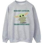 Sweat-shirt Disney The Mandalorian Does Not Listen