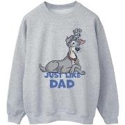 Sweat-shirt Disney Lady And The Tramp Just Like Dad