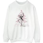 Sweat-shirt Disney The Nightmare Before Christmas Tree Pink