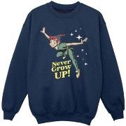 Sweat-shirt enfant Disney Never Grow Up