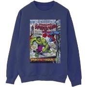 Sweat-shirt Marvel Spider-Man VS Hulk Cover