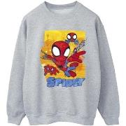 Sweat-shirt Marvel Spidey And His Amazing Friends Flying
