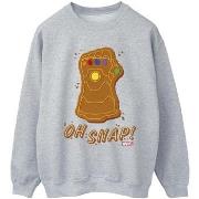 Sweat-shirt Marvel Thanos Oh Snap