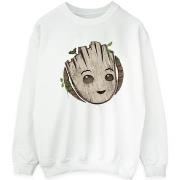 Sweat-shirt Marvel I Am Groot Wooden Head