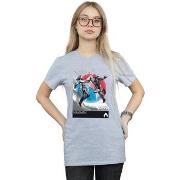 T-shirt Dc Comics Aquaman Vs Black Manta