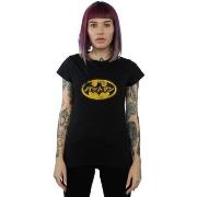 T-shirt Dc Comics Batman Japanese Logo Yellow