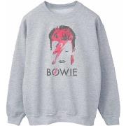 Sweat-shirt David Bowie Aladdin Sane Distressed