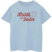 T-shirt enfant Disney Obi-Wan Kenobi Darth Vader Ribbon Font