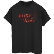 T-shirt Disney Obi-Wan Kenobi Darth Vader Ribbon Font