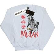 Sweat-shirt Disney Mulan Movie Horse Pose