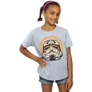 T-shirt enfant Disney Stormtrooper Dia De Los Muertos