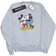 Sweat-shirt Disney Mickey Mouse Mickey And Minnie Kiss