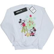 Sweat-shirt Disney Mickey And Minnie Christmas Tree