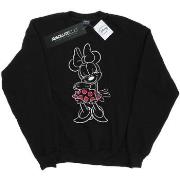 Sweat-shirt Disney Minnie Mouse Outline Polka Dot