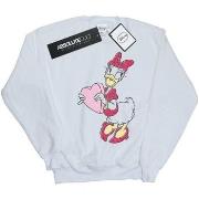 Sweat-shirt Disney Daisy Duck Love Heart