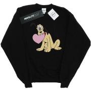 Sweat-shirt Disney Pluto Love Heart
