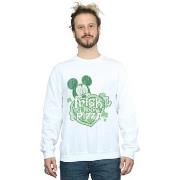 Sweat-shirt Disney Mickey Mouse Shamrock Pizza