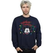 Sweat-shirt Disney Mickey Mouse Christmas Light Bulbs