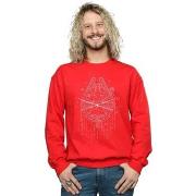 Sweat-shirt Disney Millennium Falcon Christmas Tree Delivery