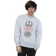 Sweat-shirt Disney The Last Jedi Symbol Crash