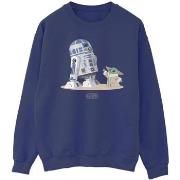 Sweat-shirt Disney The Mandalorian R2D2 And Grogu