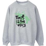 Sweat-shirt Disney The Mandalorian This Is The Way Grogu