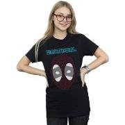 T-shirt Marvel Deadpool Mesh Head