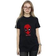 T-shirt Marvel Deadpool Face Mask