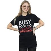 T-shirt Marvel Busy Looking Deadcool