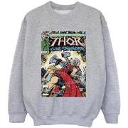 Sweat-shirt enfant Marvel Thor Love And Thunder Vintage Poster