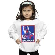 Sweat-shirt enfant Marvel Avengers Endgame Captain America Poster