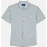 Chemise Oxbow Chemise manches courtes chambray microprint CUPIXI