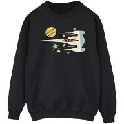 Sweat-shirt Disney The Mandalorian Cutout Ship