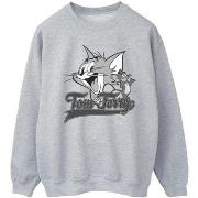 Sweat-shirt Dessins Animés Greyscale Square