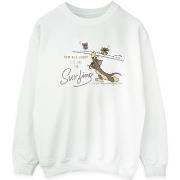 Sweat-shirt Dessins Animés It's Time For Surfing