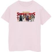 T-shirt Dc Comics DC League Of Super-Pets Group Logo