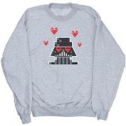 Sweat-shirt enfant Disney Valentines Vader In Love
