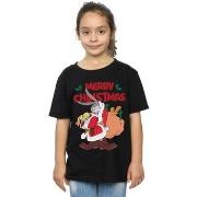 T-shirt enfant Dessins Animés Santa Bugs Bunny