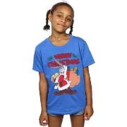 T-shirt enfant Dessins Animés Santa Bugs Bunny