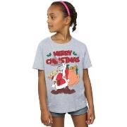 T-shirt enfant Dessins Animés Santa Bugs Bunny