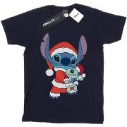 T-shirt enfant Disney Lilo And Stitch Stitch Christmas