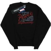 Sweat-shirt Marvel Great Responsibility