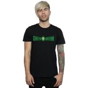 T-shirt Dc Comics Green Lantern Text Logo